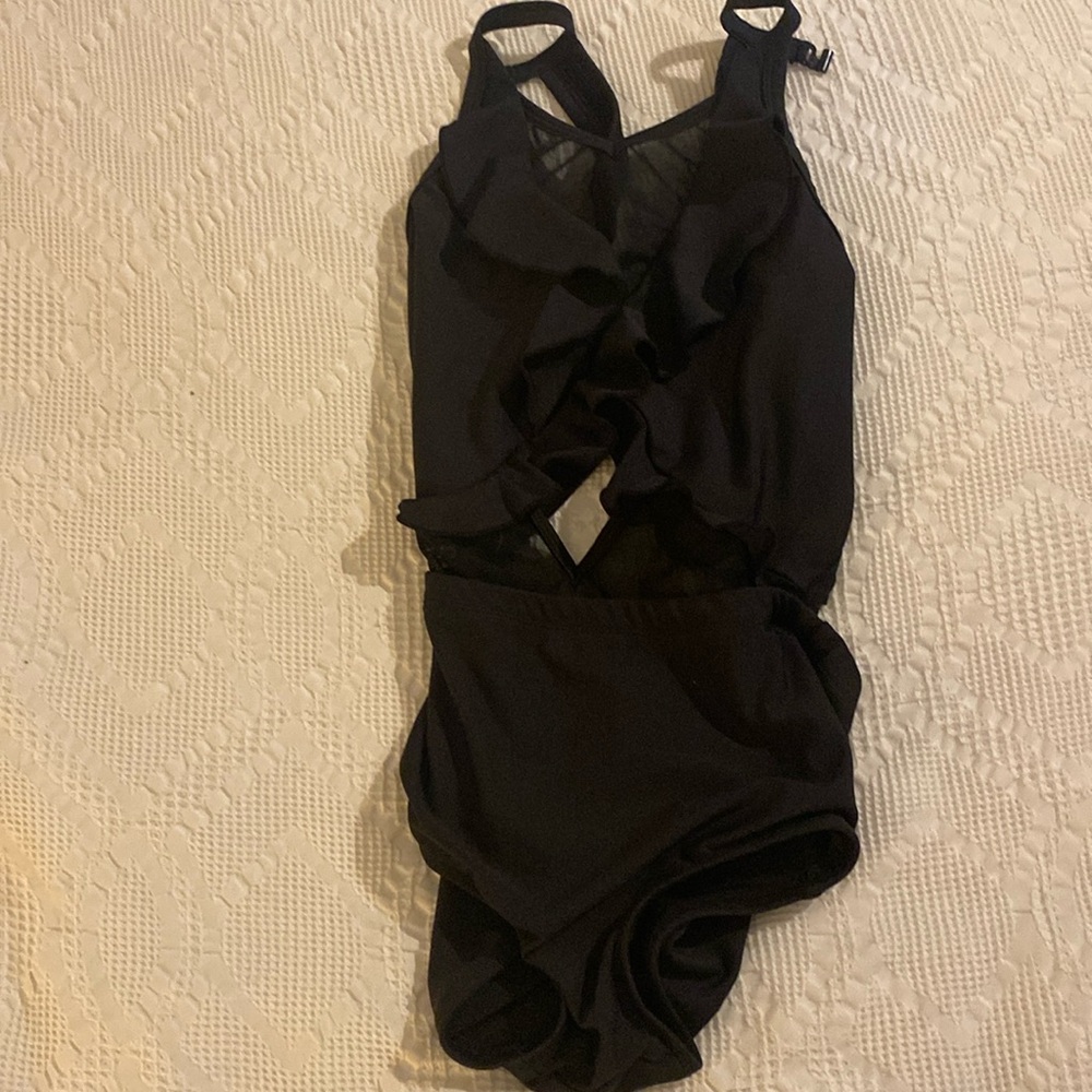 Ooh La La dancewear extra small adult black leotard